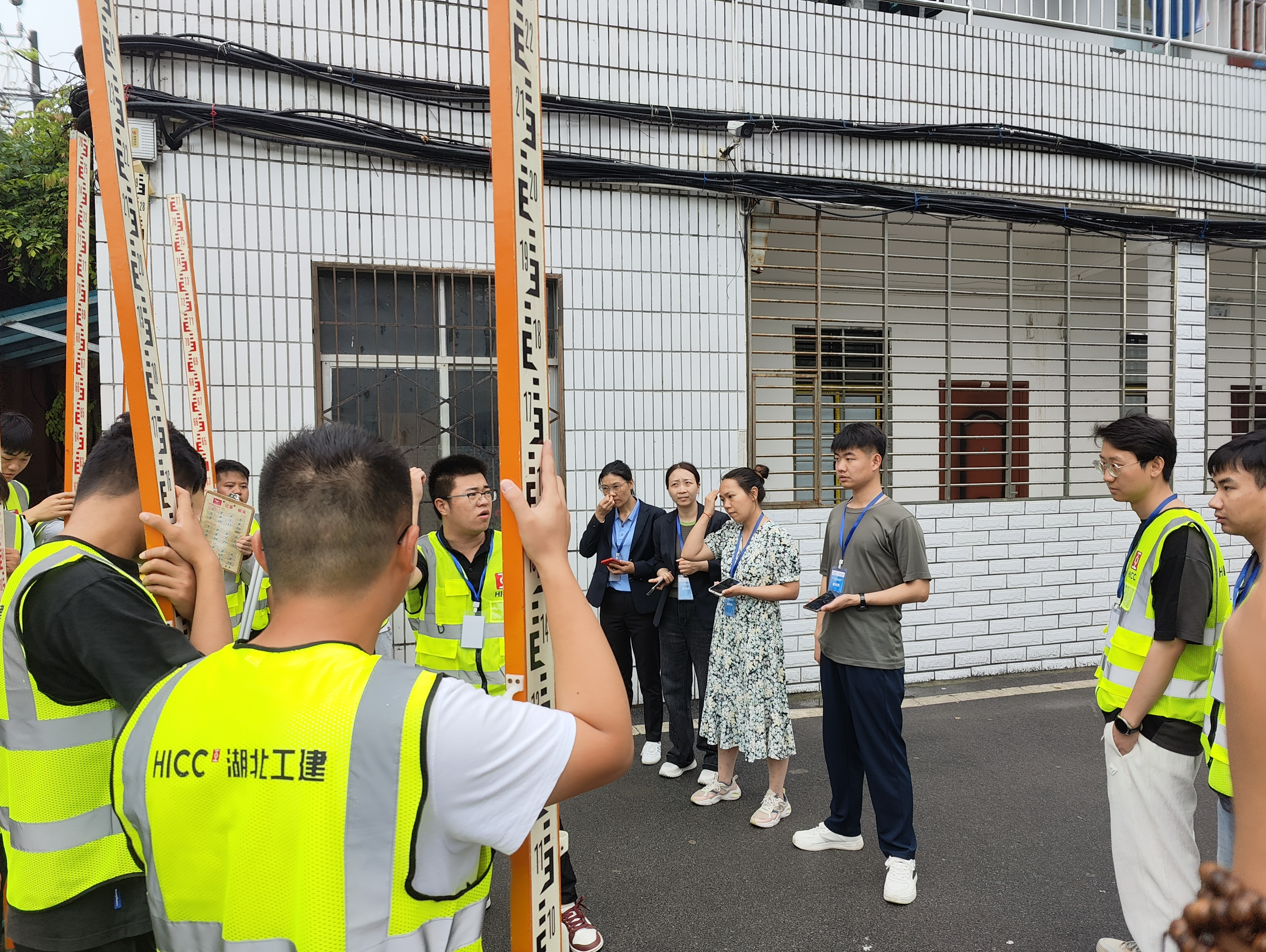 湖北工建基礎設施公司測量比武大賽在我校順利舉行(圖3)